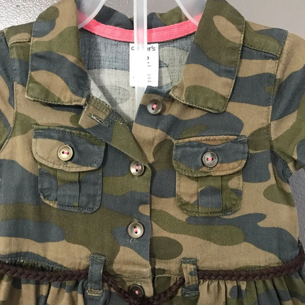 Carter’s 12 months camo dress - Picture 4 of 9